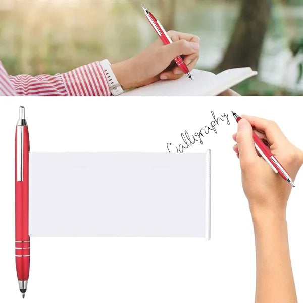 Metal Capacitor Drawing Banner Pen