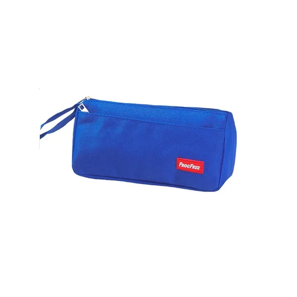 Zipper Double Oxford Cloth Tote Pencil Bag