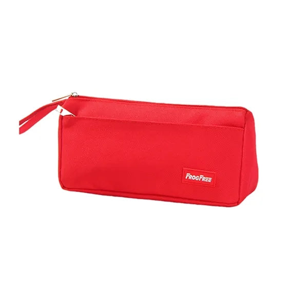 Zipper Double Oxford Cloth Tote Pencil Bag