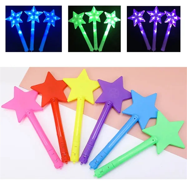Large Star Shape Clappers & Noise Makers Glow In the Dark
