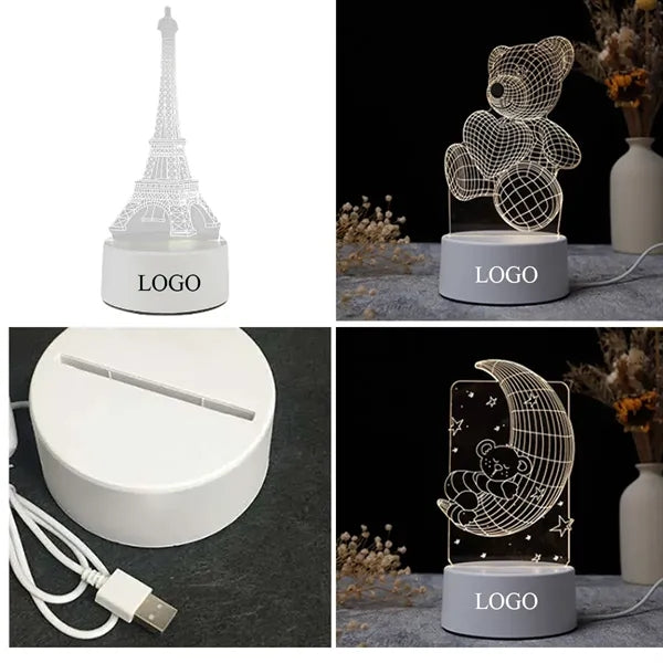 Bedroom Acrylic Decor Table Lamp Sleep Night Light