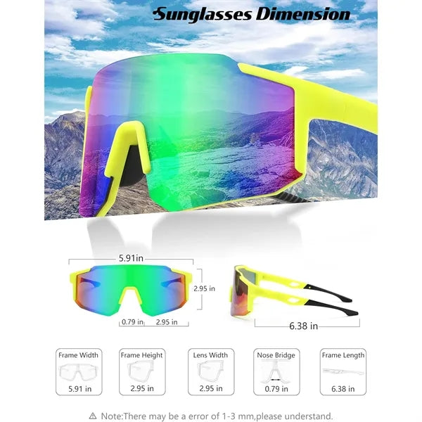 Polarized UV Protection Sports Cycling Sunglasses