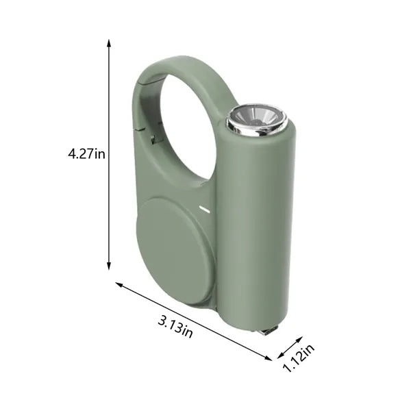 5000mAh portable charger with built-in retractable cable