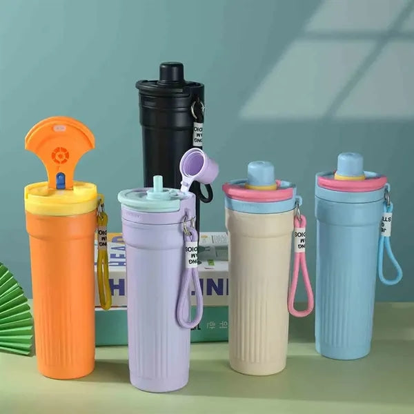 Portable 24oz Water Bottle With Handle