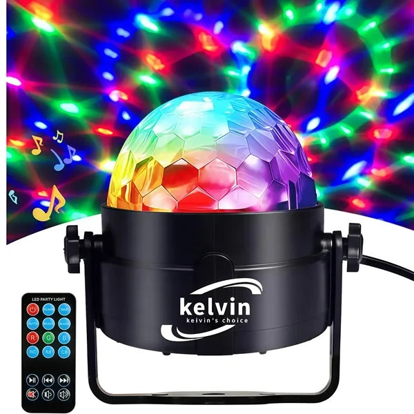 Disco Party Sound Activated Storbe Light with Led Light