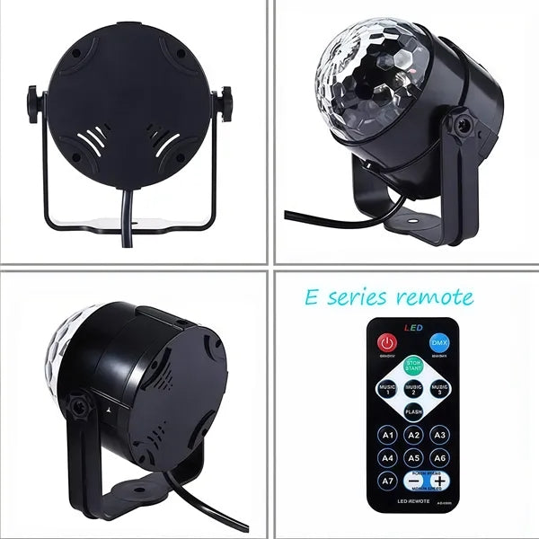 Disco Party Sound Activated Storbe Light with Led Light