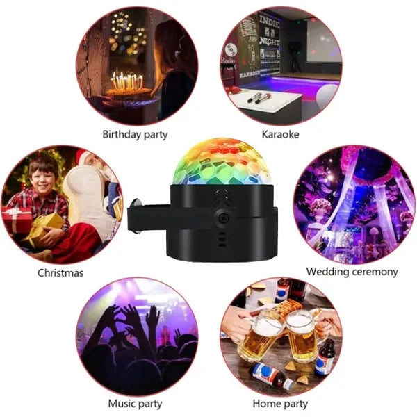 Disco Party Sound Activated Storbe Light with Led Light