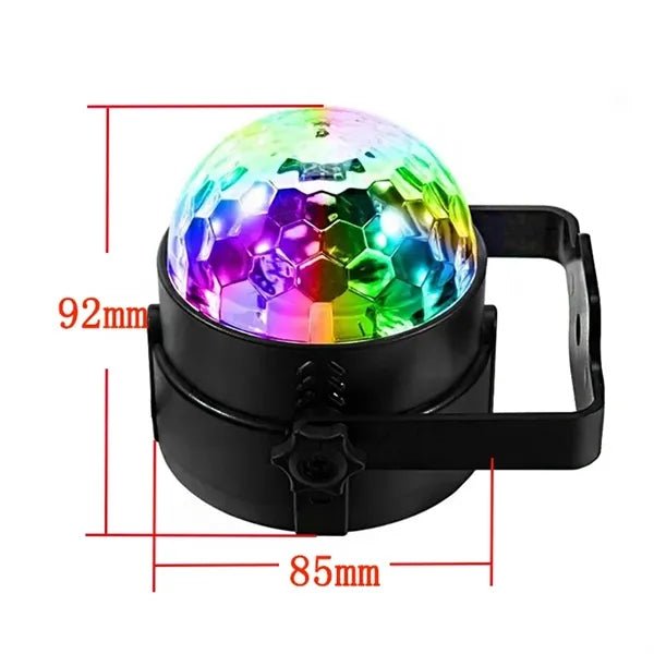 Disco Party Sound Activated Storbe Light with Led Light