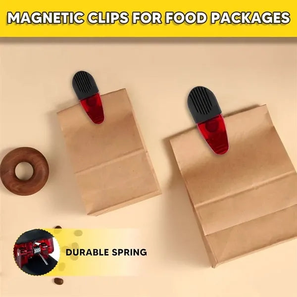Kitchen gadgets food storage fridge magnet bag chip clips