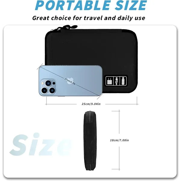 Portable Travel Cable Organizer