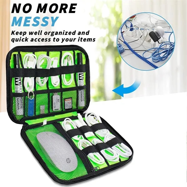 Portable Travel Cable Organizer