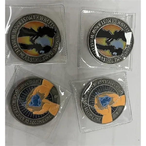 1.75" Speed Full Color Challenge Coins & Envelope