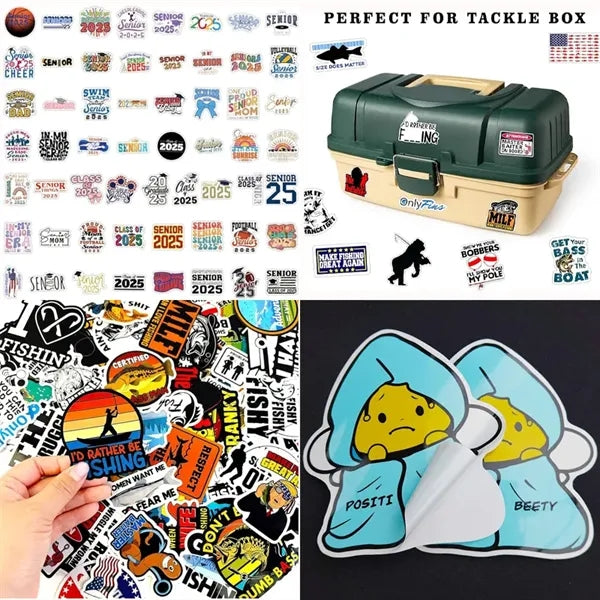 Die Cut Waterproof PVC Sticker