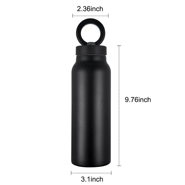 24oz Insulated Water Bottle With Magnetic Phone Holder