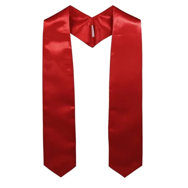 GraduationMall Unisex Adult Plain Graduation Stole 60"/72"