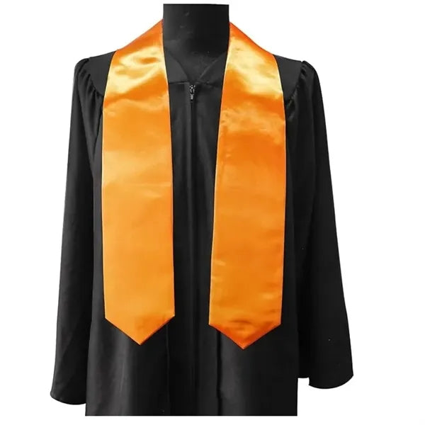 GraduationMall Unisex Adult Plain Graduation Stole 60"/72"