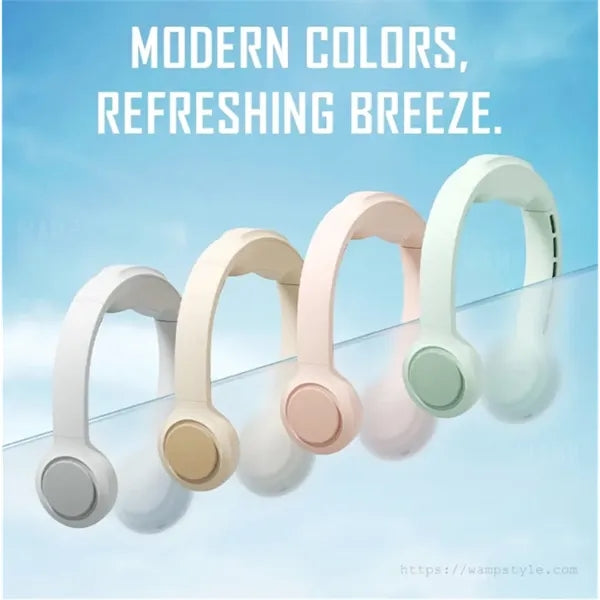 Hands-Free USB Rechargeable Bladeless Neck Fan