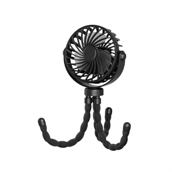 Flexible Tripod Rechargeable Clip Fan