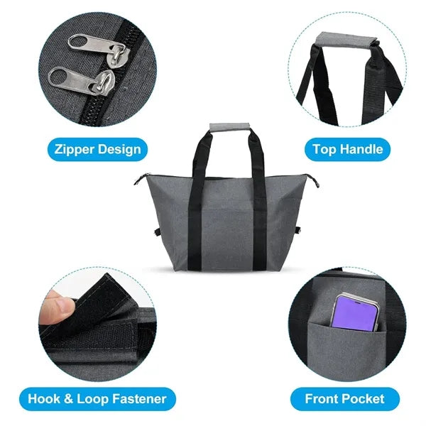 Insulated Lunch Tote Cooler Bag Thermal Food Transport