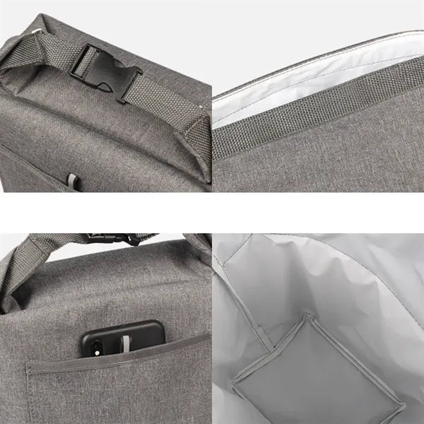 Insulated Lunch Cooler Bag with Buckle Handle Durable Picnic