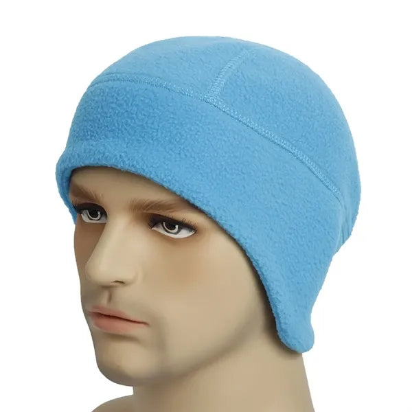 Polar Fleece Winter Beanie Cap for Outdoor Windproof Earflap
