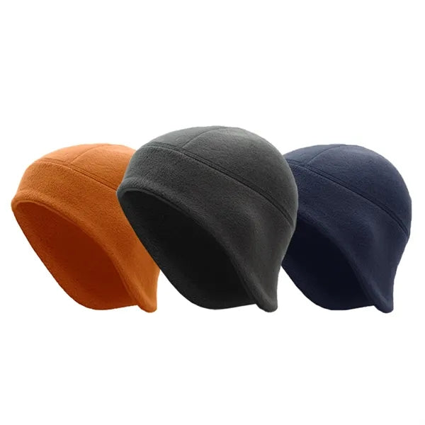 Polar Fleece Winter Beanie Cap for Outdoor Windproof Earflap