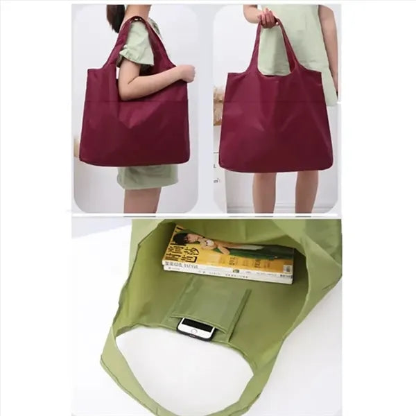 Foldable Grocery Shopping Tote Bag