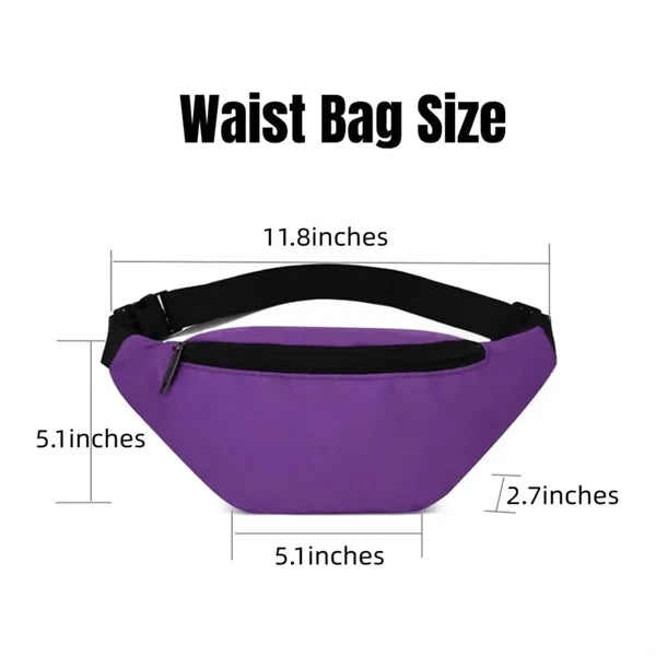 Crossbody Waist Fanny Pack Adjustable Strap Sports Sling Bag