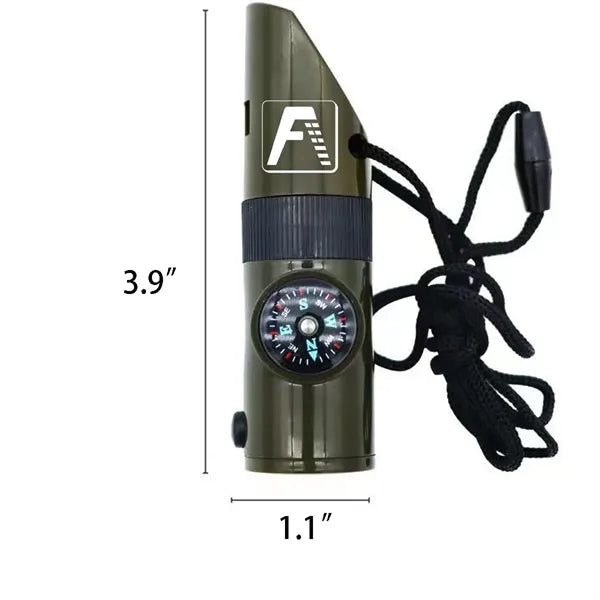7 in 1 Survival Whistle Tool