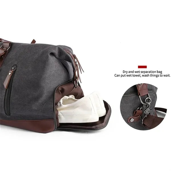 Duffle Bag for Travel Canvas Weekender Men