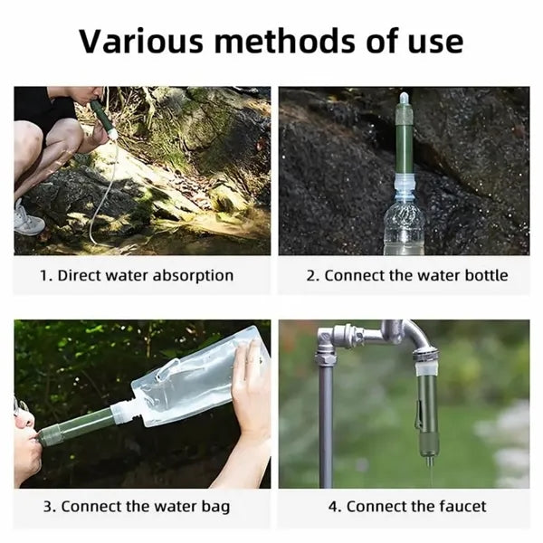 Water Purifier Survival Gear Filters Outdoor