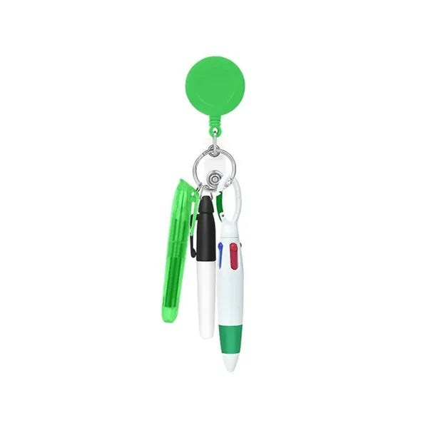 Nurse Pen Set with Retractable Badge Reel