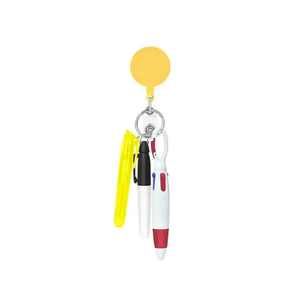 Nurse Pen Set with Retractable Badge Reel