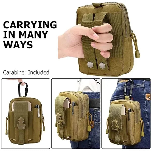 Tactical Waist EDC Molle Carrying Pouch Bag