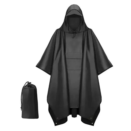 Hooded Rain Poncho