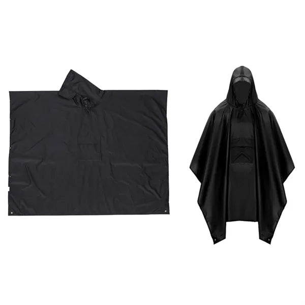 Hooded Rain Poncho