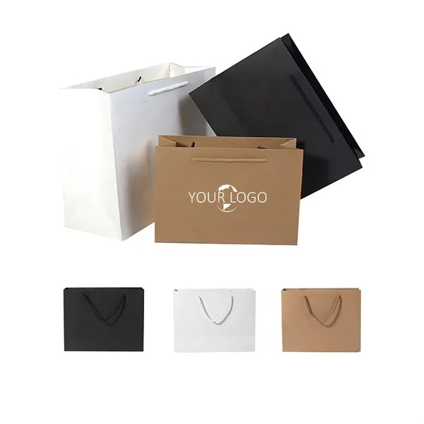 Kraft Paper Shopping Bags With Your Logo