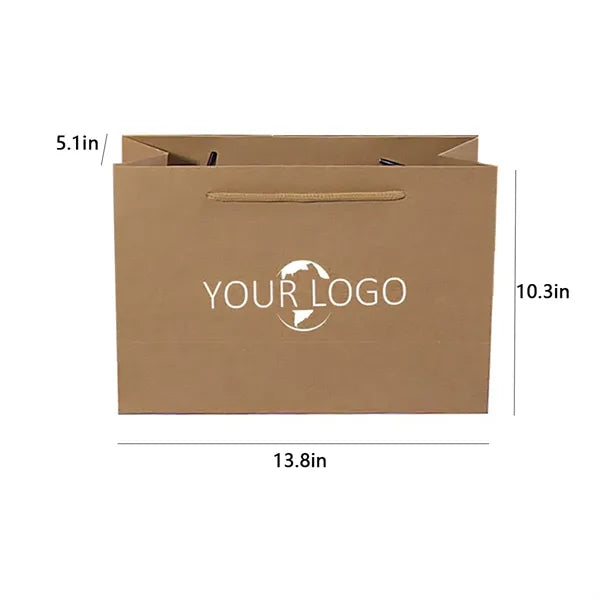 Kraft Paper Shopping Bags With Your Logo