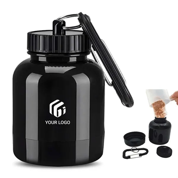 3oz travel protein powder supplement funnel container