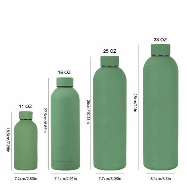 16 OZ Stainless Steel Metal Insulated Gym Sport Bottle