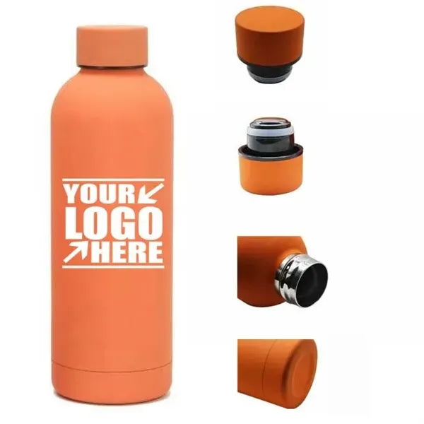 16 OZ Stainless Steel Metal Insulated Gym Sport Bottle
