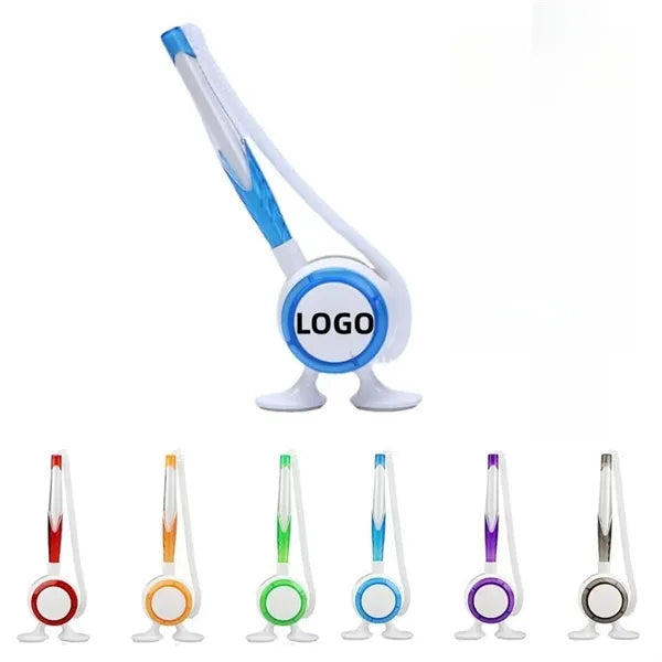 Desk Counter Ballpoint Pen With Standand Elastic Rope