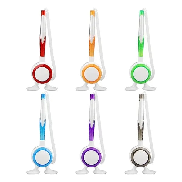 Desk Counter Ballpoint Pen With Standand Elastic Rope