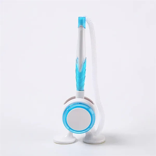 Desk Counter Ballpoint Pen With Standand Elastic Rope