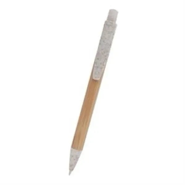 Bamboo Retractable Wheat Writer Pen