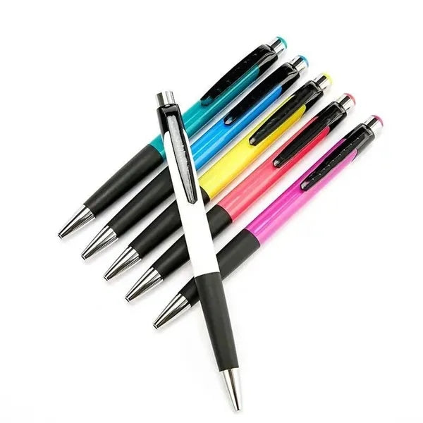 Color Click Action Plastic Ballpoint Pen