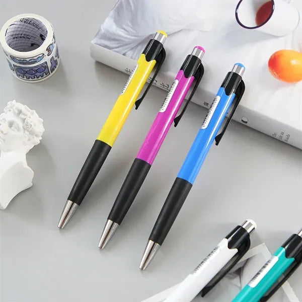 Color Click Action Plastic Ballpoint Pen
