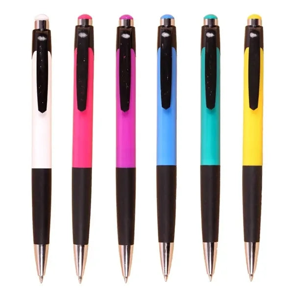 Color Click Action Plastic Ballpoint Pen