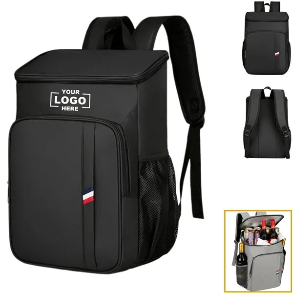 Insulated Red Wine Cooler Camping Picnic Backpack