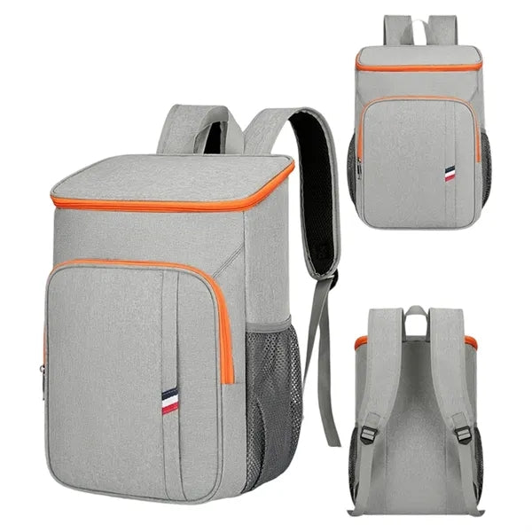 Insulated Red Wine Cooler Camping Picnic Backpack